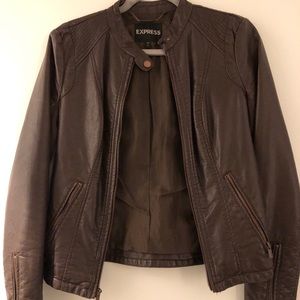 Express leather jacket